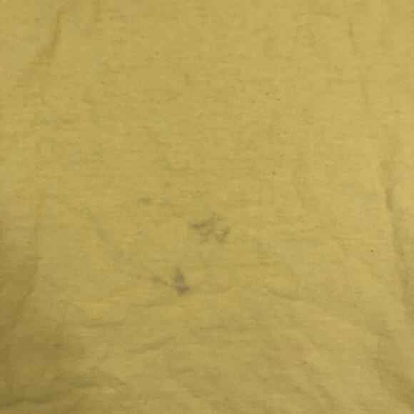 Nike T-Shirt Mens XL Yellow Vintage Logo Graphic Tee Embroidered Patch - Picture 7 of 8